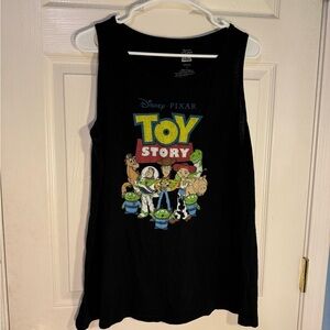 Toy Story Womens Group Shot Movie Logo Distressed‎ Graphic size XL